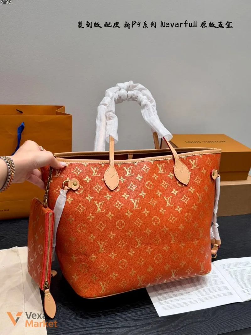 Сумка Louis Vuitton Neverfull натуральна шкіра — фото 4