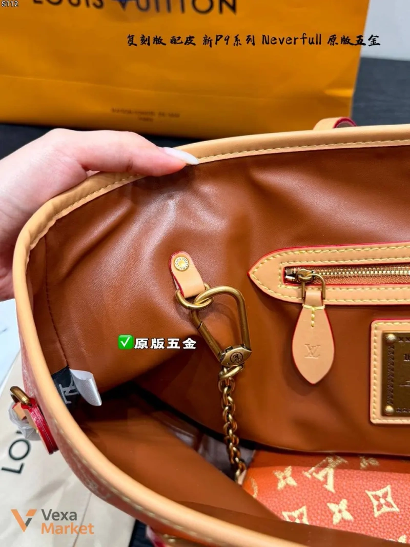 Сумка Louis Vuitton Neverfull натуральна шкіра — фото 8