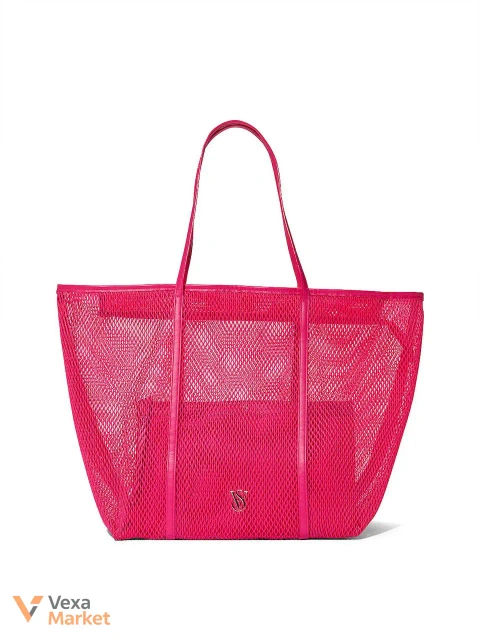 Сумка Mesh Tote Bag з косметичкою VS Logo Pouch