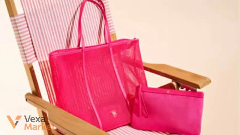 Сумка Mesh Tote Bag з косметичкою VS Logo Pouch — фото 4
