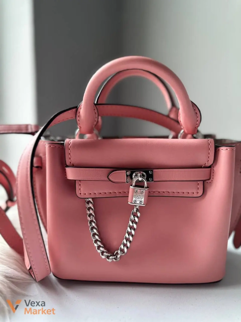 Сумка MICHAEL KORS HAMILTON LEGACY MICRO LEATHER SHOULDER BAG WITH BELT — фото 3