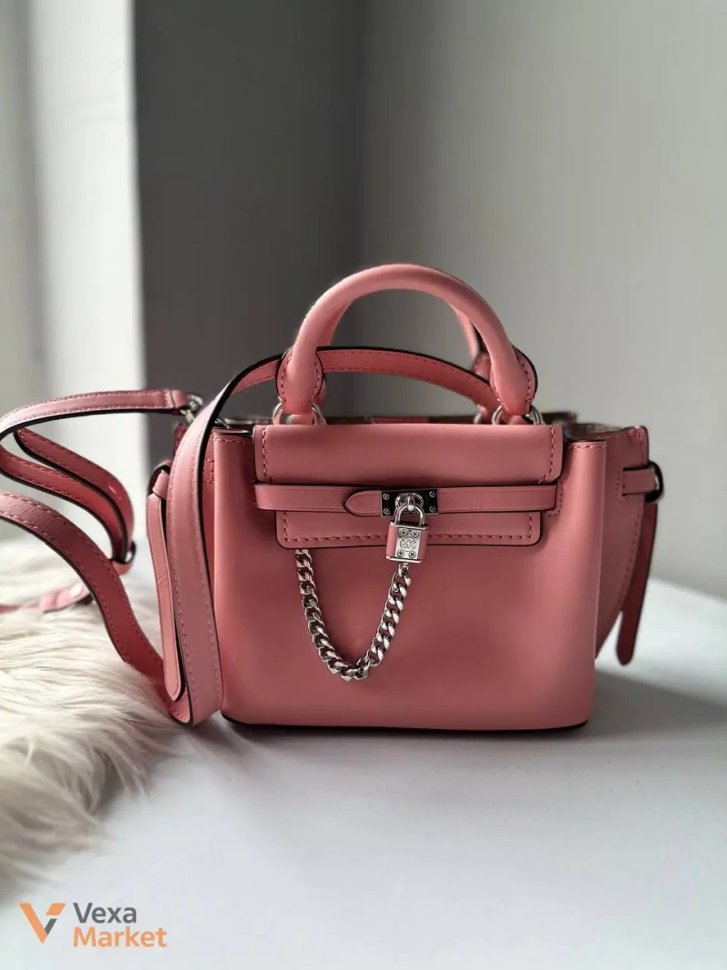 Сумка MICHAEL KORS HAMILTON LEGACY MICRO LEATHER SHOULDER BAG WITH BELT — фото 5
