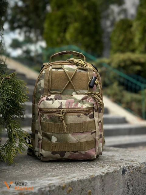 Сумка тактична через плече Мультикам з системою MOLLE