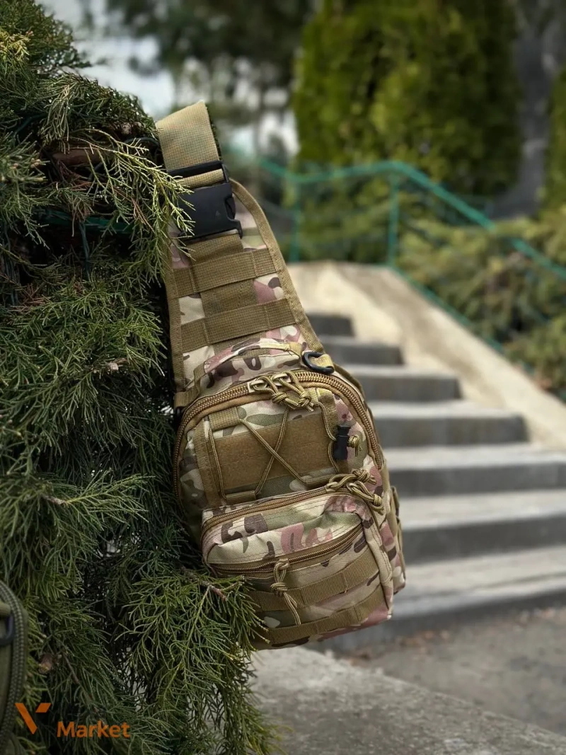 Сумка тактична через плече Мультикам з системою MOLLE — фото 2