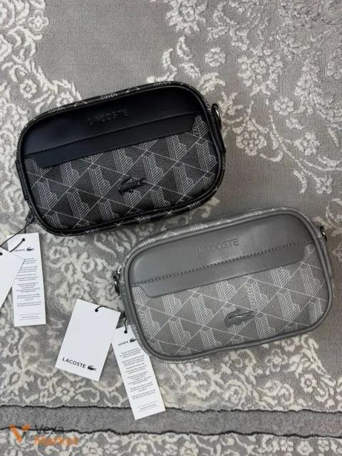 Сумка унісекс Lacoste Reporter Bag сіра