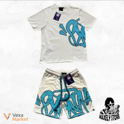 Syna World Комплект футболка и шорты White/Blue