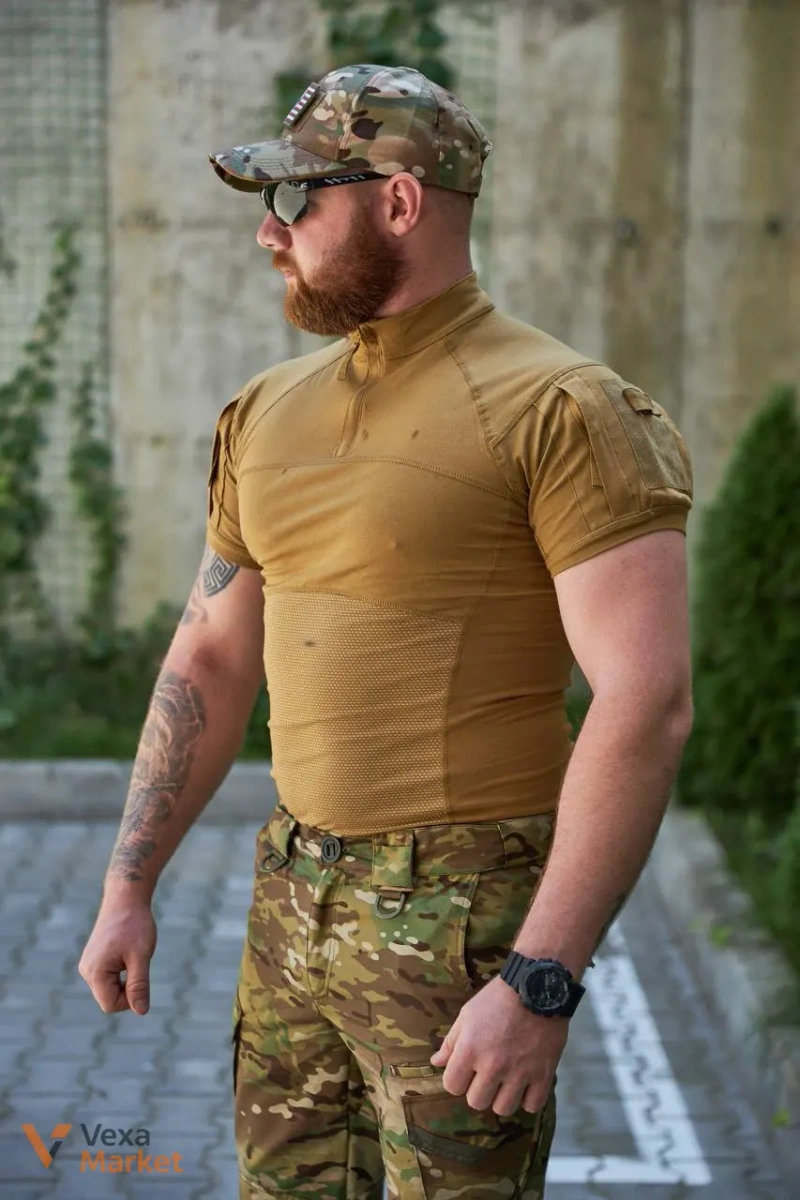 Тактична сорочка Tactical Series Tactical Frog T-Shirt кайот — фото 7