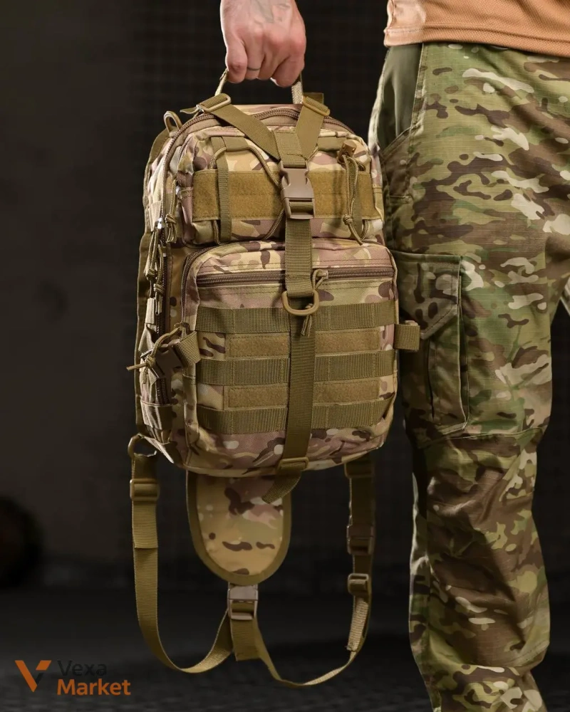 Тактична сумка через плече Cordura 1000D — фото 7