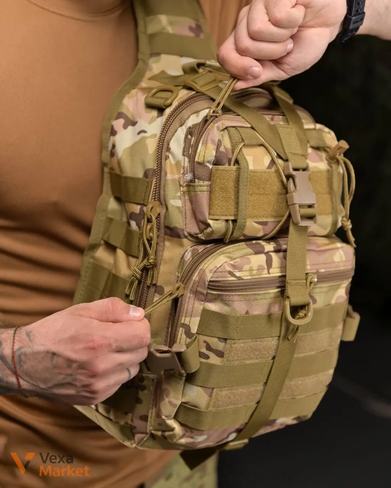Тактична сумка через плече Cordura 1000D — фото 8