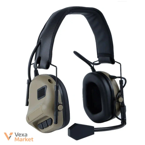 Тактичні навушники Active Headset з активним шумозаглушенням та підтримкою рації