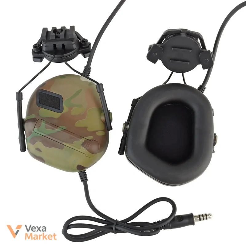 Тактичні навушники Active Helmet Headset з активним шумозаглушенням та підтримкою рації — фото 6