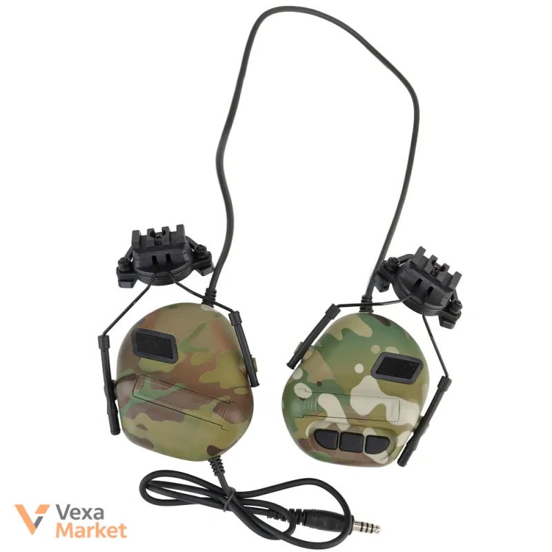 Тактичні навушники Active Helmet Headset з активним шумозаглушенням та підтримкою рації — фото 8