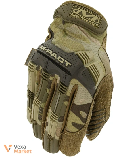 Тактичні рукавички Mechanix M-Pact® Мультикам/Зелений
