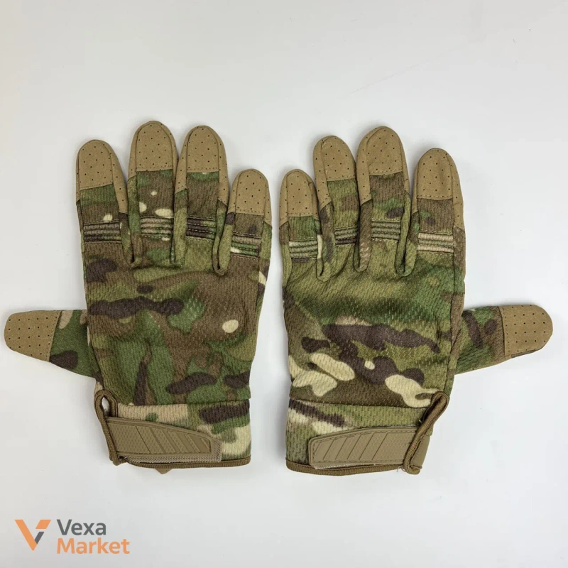 Тактичні рукавиці Gloves FF 5 Multicam — фото 2