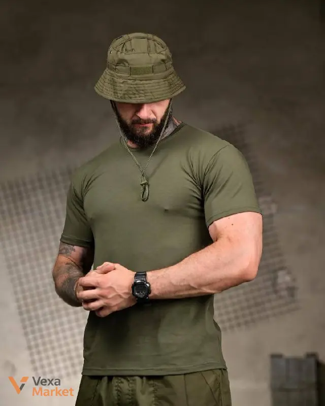 Тактичний комплект 3в1 Tactical Coyote: футболка, карго-штани, панама — фото 5