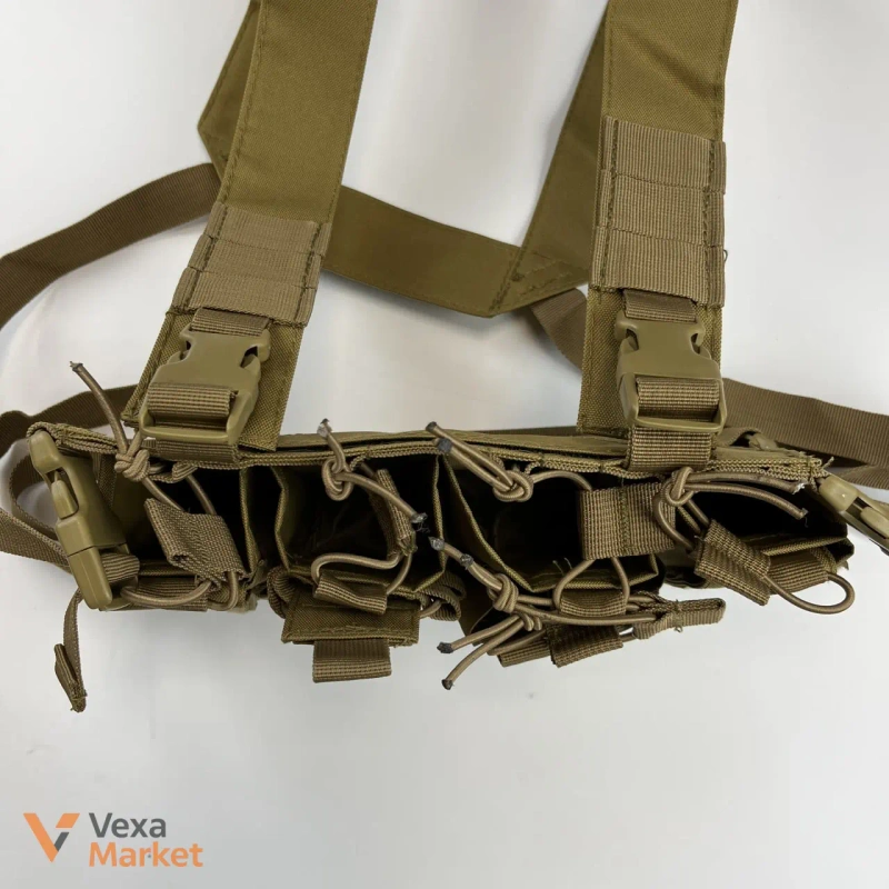 Тактичний нагрудний пояс Belt6 з підтяжками та підсумками — фото 4