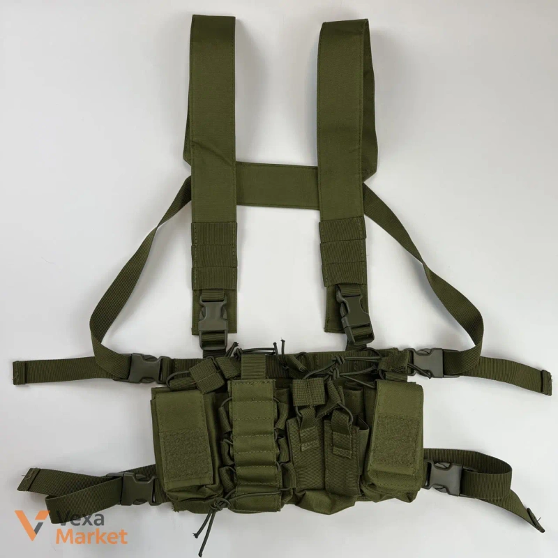 Тактичний нагрудний пояс Belt6 з підтяжками та підсумками — фото 6