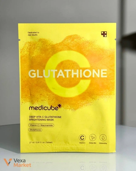 Тканинна маска Medicube Deep Vita C Glutathione Brightening Mask для освітлення шкіри