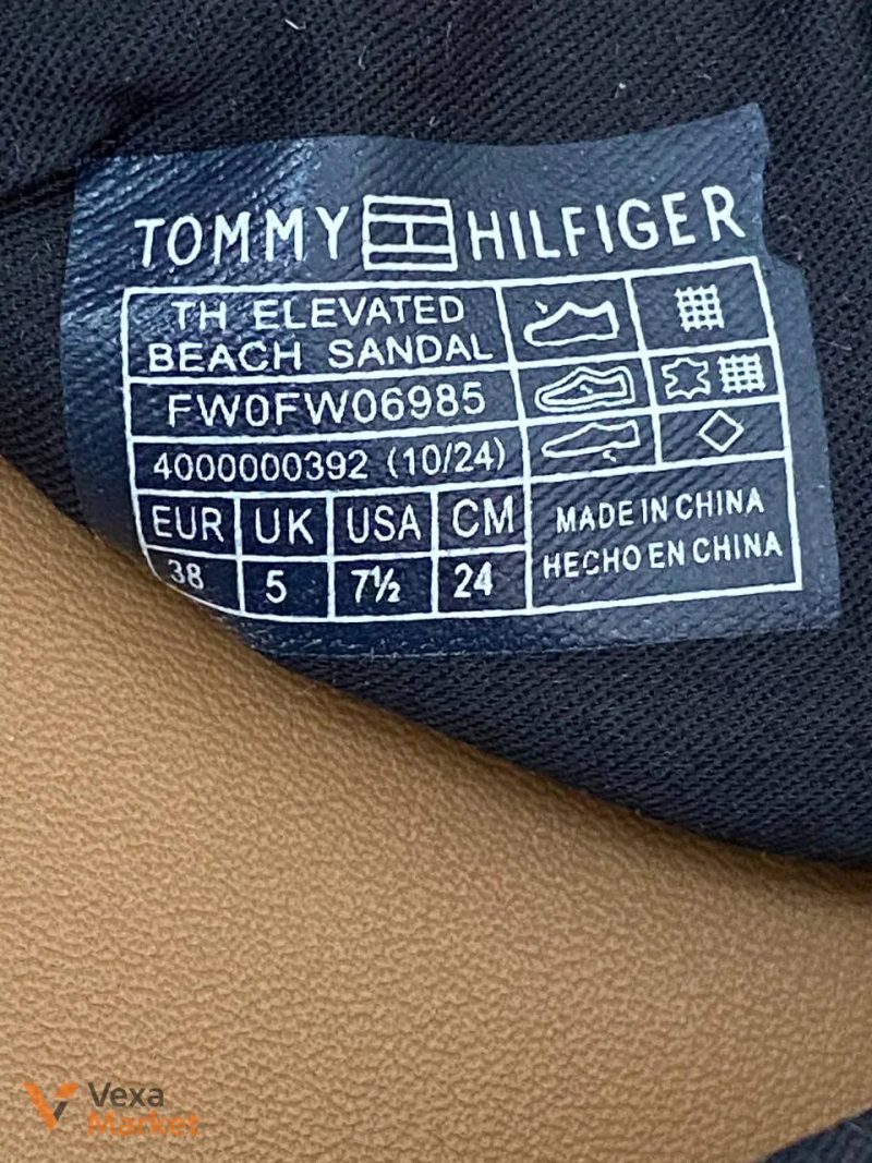 Tommy Hilfiger Женские шлепанцы размер 38 — фото 6