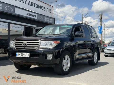 Toyota Land Cruiser 2012 Дизель 4.5л Автомат Полный Привод Черный