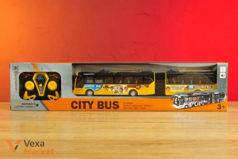 Тролейбус на радіокеруванні City Bus 1:32 з підсвічуванням та музикою
