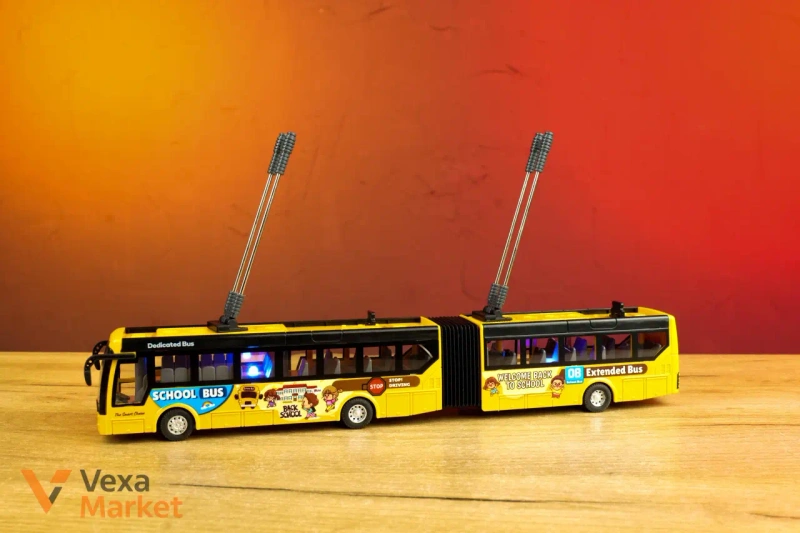 Тролейбус на радіокеруванні City Bus 1:32 з підсвічуванням та музикою — фото 4
