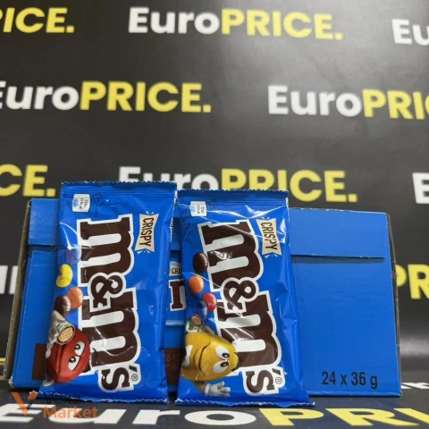 Цукерки драже M&M's Crispy 36г