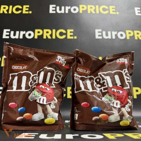 Цукерки-драже M&M's Шоколад 330г