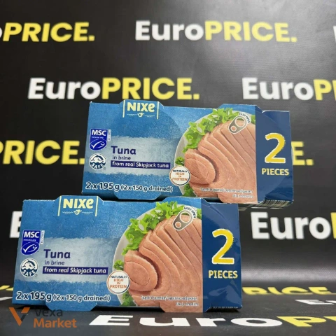 Тунець Nixe у власному соці 2x195г
