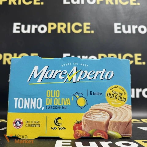 Тунець в оливковій олії MareAperto (6 бляшанок)