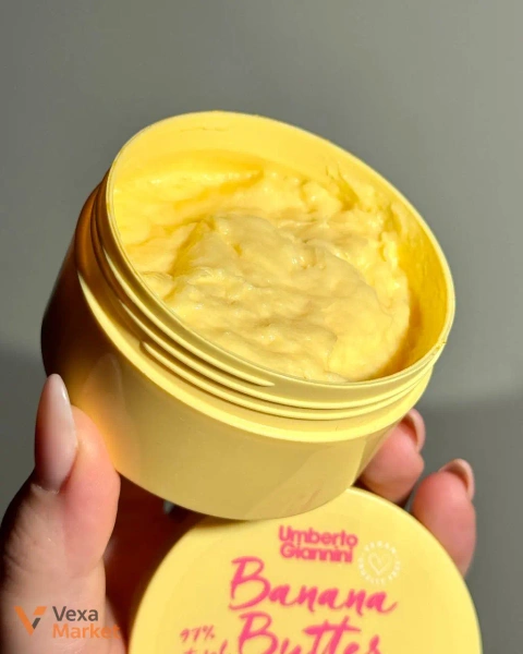 Umberto Giannini Banana Leave-In Conditioning Styling Butter для хвилястого волосся, 100 мл