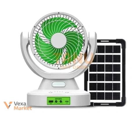 Вентилятор GDTIMES GD-8023 з сонячною панеллю