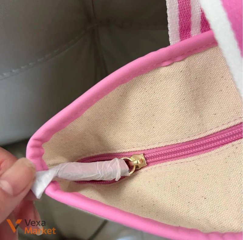 Victoria's Secret Canvas Tote Bag рожева — фото 4
