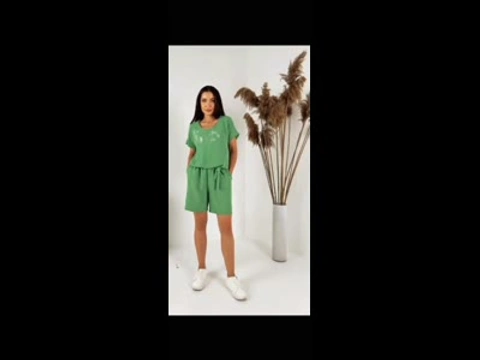 Стильный легкий костюм из американского креп жатки
