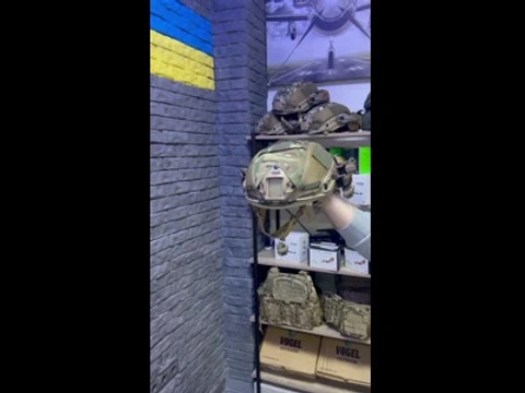 Балістичний комплект Fast Wendy Multicam (шолом, навушники, кріплення, кавер)