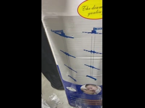 Підлогова сушарка для білизни, 3 яруси, до 30 кг, 170х126х64см