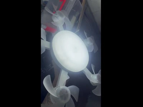 Стельовий вентилятор з підсвіткою DRONE FAN LIGHT AT-5FD 54 см з пультом