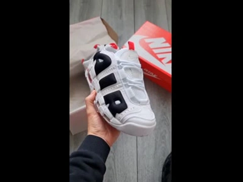 Чоловічі кросівки Nike Air More Uptempo Low White/Black