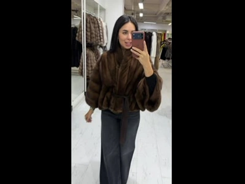 Манто из аукционной норки в стиле vintage
