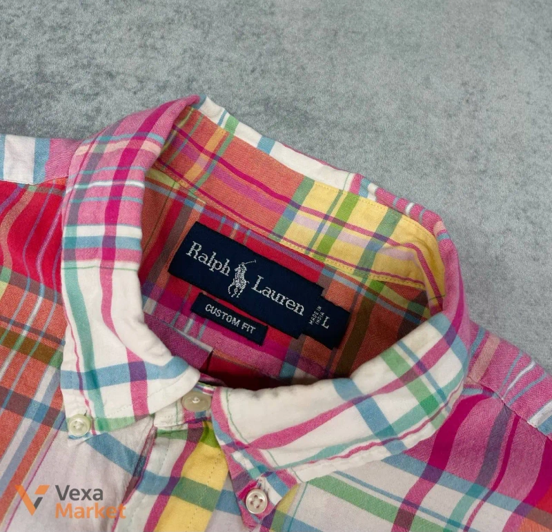Vintage 90's Polo Ralph Lauren Button Shirt L — фото 3