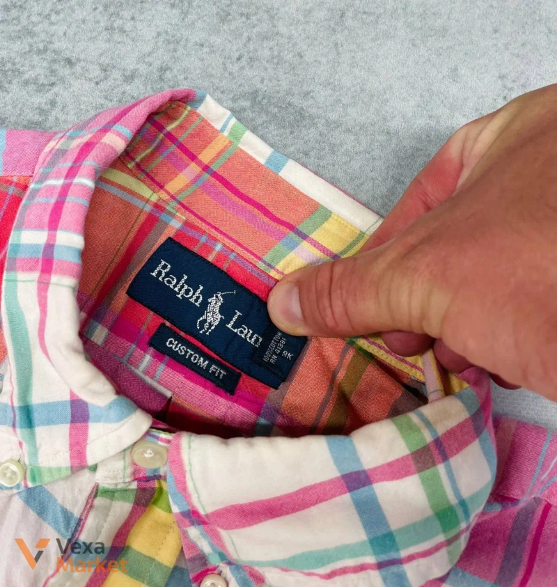 Vintage 90's Polo Ralph Lauren Button Shirt L — фото 4