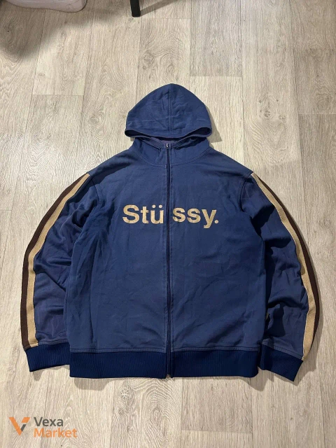Vintage Stussy Zip Hoodie M