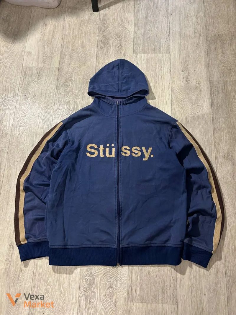 Vintage Stussy Zip Hoodie M