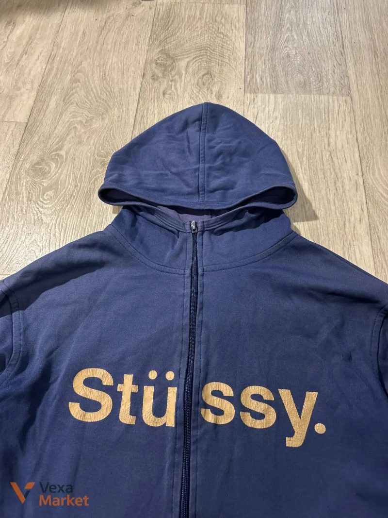 Vintage Stussy Zip Hoodie M — фото 2
