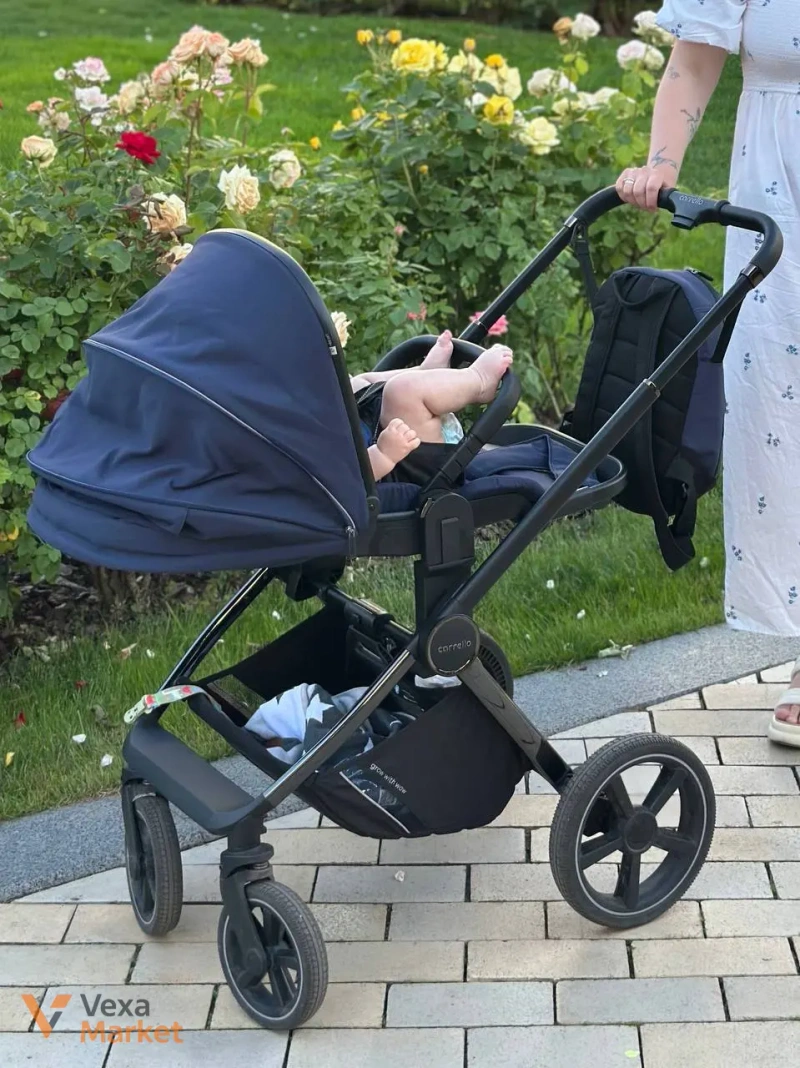 Візочок Carrello Ultimo 2 в 1 синій — фото 5