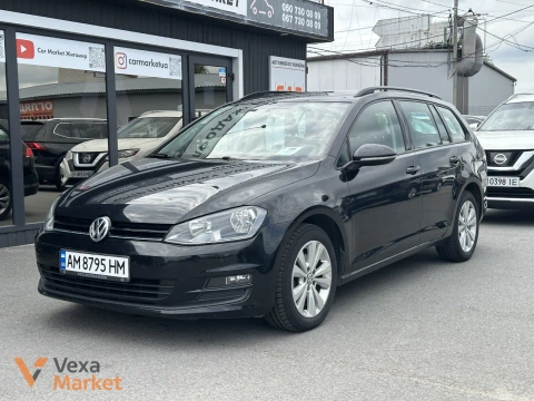 Volkswagen Golf VII покоління/Typ 5G 2015, 1.6 л. Дизель, Чорний