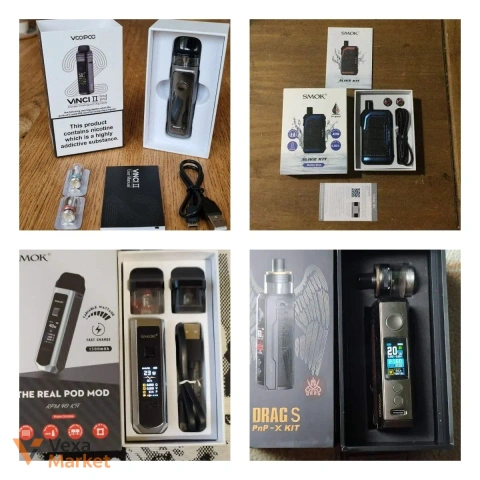Voopoo Vinci 2, Voopoo DRAG S, Smok Alike, Smok RPM 40 Pod-системи