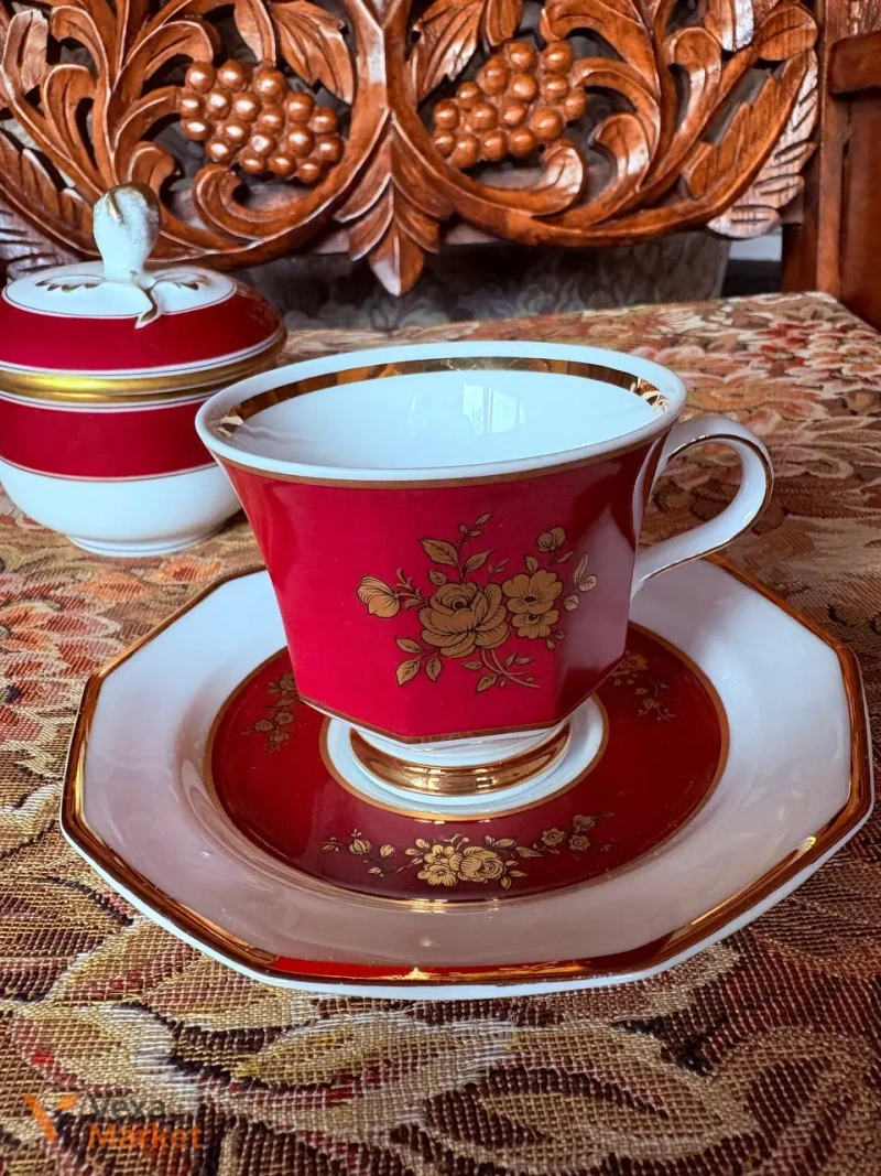Winterling чашка с блюдцем и сахарница — фото 3
