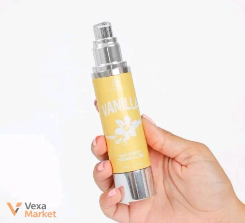 Їстівний гель лубрикант і масажне масло Secret Play HOT EFFECT KISSABLE LUBRICANT 2 в 1, ваніль, 50 мл