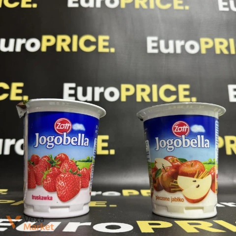 Йогурт Zott Jogobella полуниця та печене яблуко 400г